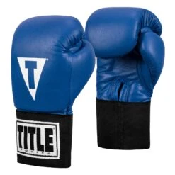 TITLE Boxing USA Boxing Competition Gloves - Elastic -Cheap Boxing Gear Store ACGES BL 02