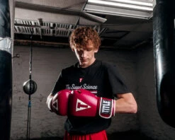 TITLE Boxeo Mexican Leather Training Gloves Quatro -Cheap Boxing Gear Store BATGE4RDWH 2