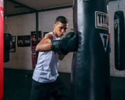 TITLE Black Blitz Bag Gloves 15 TITLE Black Blitz Bag Gloves -Cheap Boxing Gear Store BKVBGBK 1