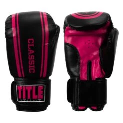 TITLE Classic Speed Boxing Gloves -Cheap Boxing Gear Store CABG12 BK PK 1