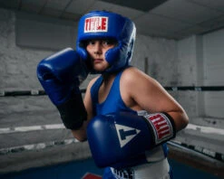 TITLE Classic USA Boxing Competition Headgear – With Cheeks -Cheap Boxing Gear Store CACHXBL 2