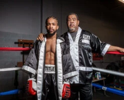 TITLE Boxing Corner Jacket -Cheap Boxing Gear Store CJSS1BKWH 1