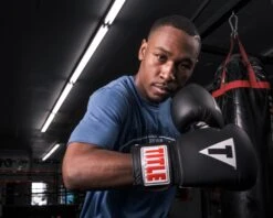 TITLE Classic Fitness Boxing Gloves -Cheap Boxing Gear Store CRBG BKWH