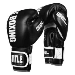 TITLE Boxing Gel Soft Strike Bag Gloves -Cheap Boxing Gear Store CSSGBG1 BK GR 02