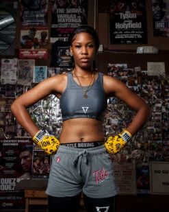 TITLE Boxing Pro Compression Ascent Sports Bra -Cheap Boxing Gear Store FCSBGR 1