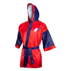 Fighting Full Length Robe -Cheap Boxing Gear Store FFLR RD BL 1