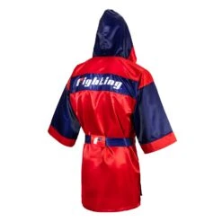 Fighting Full Length Robe -Cheap Boxing Gear Store FFLR RD BL 3