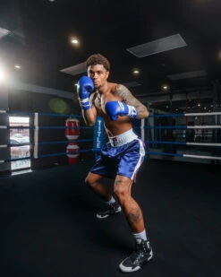 Fighting Professional Boxing Trunks 18 Fighting Professional Boxing Trunks -Cheap Boxing Gear Store FPSTBLWH 1