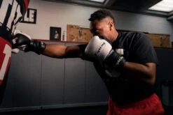 Fighting Tri-Tech Tenacious Lace Training Gloves -Cheap Boxing Gear Store FS3TTGLWHBK