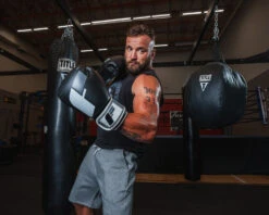 Fighting Big Logo Bag Gloves 29 Fighting Big Logo Bag Gloves -Cheap Boxing Gear Store FSABG2BK 1