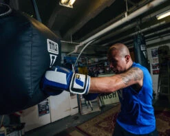 Fighting Big Logo Bag Gloves 39 Fighting Big Logo Bag Gloves -Cheap Boxing Gear Store FSABG2BLBKWH 1