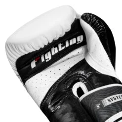 Fighting S2 GEL Power Bag Gloves -Cheap Boxing Gear Store FSPGBG WH BK 005