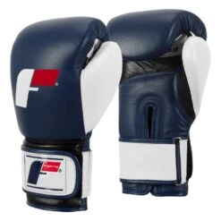 Fighting Force Leather Bag Gloves -Cheap Boxing Gear Store FTGFBG BL WH BK 2