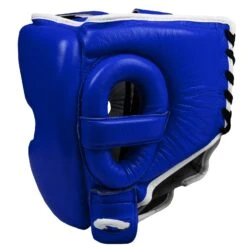 TITLE Boxing Leather Sparring Headgear -Cheap Boxing Gear Store FTHG BL 3
