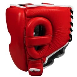 TITLE Boxing Leather Sparring Headgear -Cheap Boxing Gear Store FTHG RD 3
