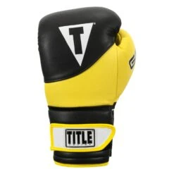 TITLE Boxing Gel Suspense V2T Training Gloves -Cheap Boxing Gear Store GSTGEV2T BK YE 03