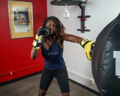 TITLE Boxing Gel Suspense V2T Training Gloves -Cheap Boxing Gear Store GSTGEV2TBKYE 1