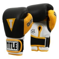 TITLE Boxing Gel World V2T Bag Gloves 33 TITLE Boxing Gel World V2T Bag Gloves -Cheap Boxing Gear Store GTWBGV2T BK YE 02