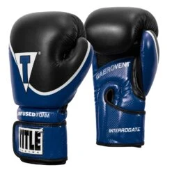 TITLE Boxing Infused Foam Interrogate Training Gloves 2.0 -Cheap Boxing Gear Store IFAITG2 BL BK 2