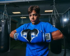 TITLE Boxing Infused Foam Interrogate Training Gloves 2.0 -Cheap Boxing Gear Store IFAITG2BLBK 3