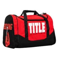 TITLE Boxing Individual Sport Bag -Cheap Boxing Gear Store ISB4 RD BK 2