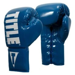 TITLE Boxing Inferno Intensity Lace Training Gloves -Cheap Boxing Gear Store ITGLI BL WH 002