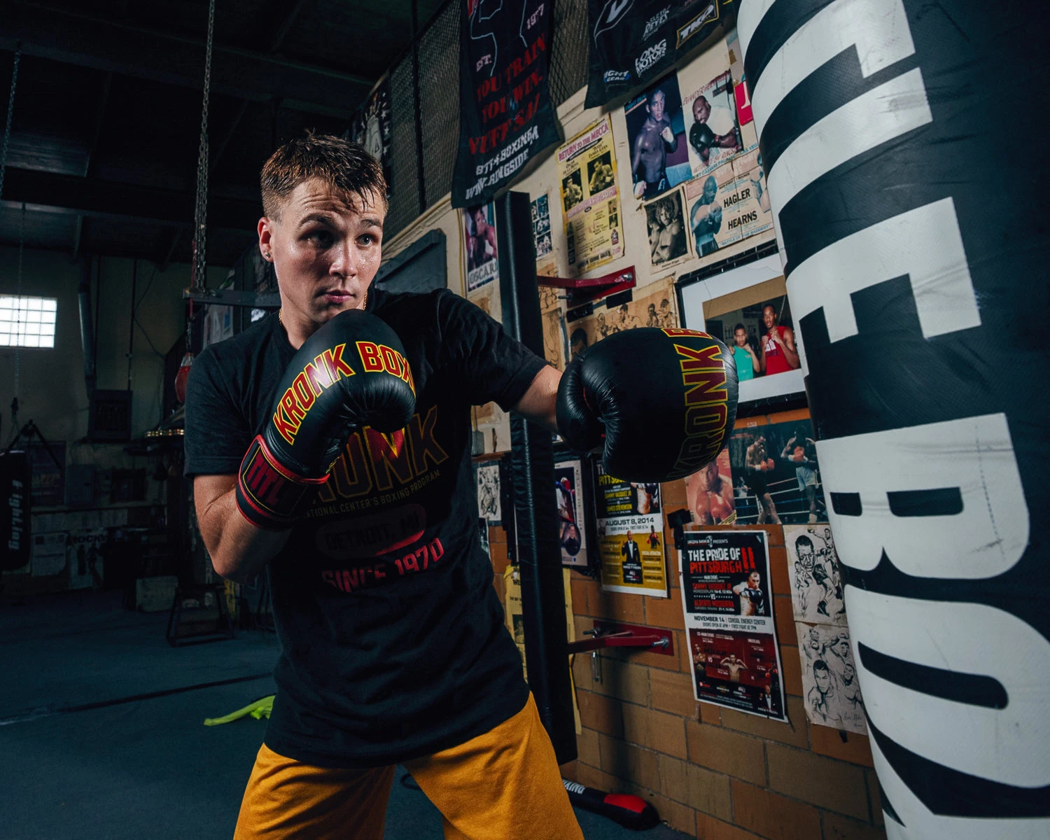 KRONK Boxing Gym Leather Bag Gloves 10 KRONK Boxing Gym Leather Bag Gloves - Image 8