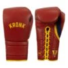 KRONK Boxing Gym Lace-Up Training Gloves -Cheap Boxing Gear Store KNKSG RD GD 1