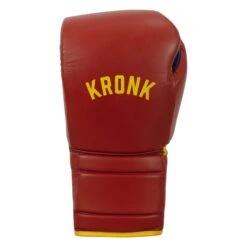 KRONK Boxing Gym Lace-Up Training Gloves 14 KRONK Boxing Gym Lace-Up Training Gloves -Cheap Boxing Gear Store KNKSG RD GD 3