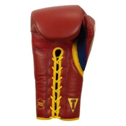 KRONK Boxing Gym Lace-Up Training Gloves 15 KRONK Boxing Gym Lace-Up Training Gloves -Cheap Boxing Gear Store KNKSG RD GD 4