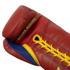 KRONK Boxing Gym Lace-Up Training Gloves 16 KRONK Boxing Gym Lace-Up Training Gloves -Cheap Boxing Gear Store KNKSG RD GD 6