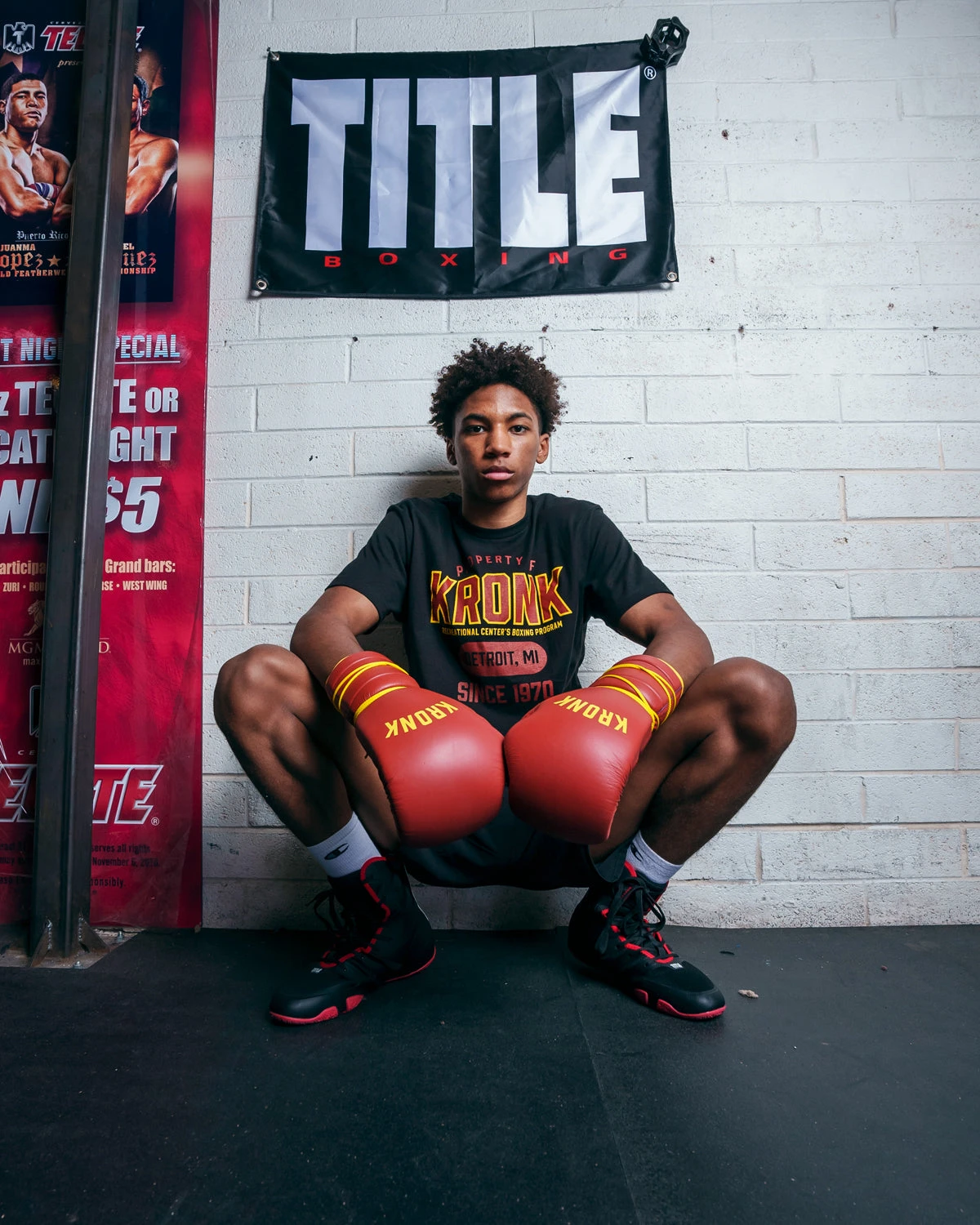 KRONK Boxing Gym Lace-Up Training Gloves 4 KRONK Boxing Gym Lace-Up Training Gloves - Image 2