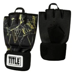 TITLE Boxing Defender Sublimated Glove Wraps -Cheap Boxing Gear Store KSGW BK GD 2