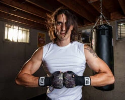 TITLE Boxing Defender Sublimated Glove Wraps -Cheap Boxing Gear Store KSGWBKGD 2