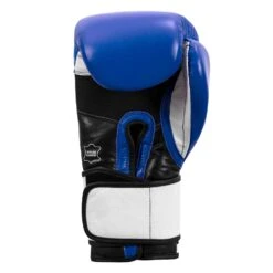TITLE Boxing Premium Leather Performance Training Gloves -Cheap Boxing Gear Store LPTG BL WH BK 004