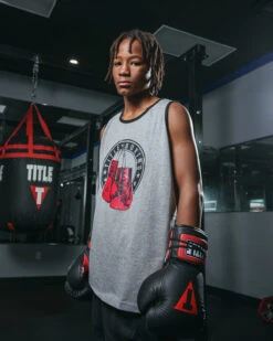 TITLE Boxing Vintage Hanging Gloves Tank -Cheap Boxing Gear Store LTA7GR 1 bd1eb23c 63d6 418c 82a5 d04f8ddd5864