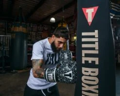 TITLE Boxing Spark Bag Gloves -Cheap Boxing Gear Store OASPBGWHBK 1