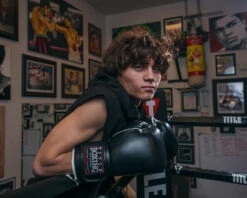 TITLE Boxing Old School Leather Bag Gloves 2.0 -Cheap Boxing Gear Store OSLBG2BK 4 2