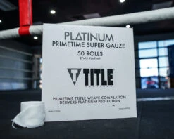 TITLE Platinum Primetime Super Gauze (Box Of 50 Rolls) 11 TITLE Platinum Primetime Super Gauze (Box Of 50 Rolls) -Cheap Boxing Gear Store PPSG50