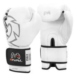 Rival Boxing Bag Gloves -Cheap Boxing Gear Store RB4 WH 2