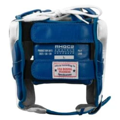 Rival Boxing Amateur Competition Headgear -Cheap Boxing Gear Store RHGC2 BL WH 4