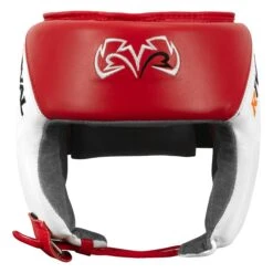 Rival Boxing Amateur Competition Headgear -Cheap Boxing Gear Store RHGC2 RD WH 2