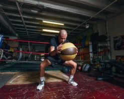 TITLE Boxing Retro Leather Medicine Balls -Cheap Boxing Gear Store ROSMBBR 3