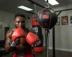 TITLE Boxing Retro Style Leather Double End Bag -Cheap Boxing Gear Store RSLDEB 7