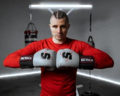 SCYntz Leather Bag Gloves -Cheap Boxing Gear Store SCYBGGRBK 2