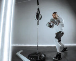 SCYntz Leather Double End Bag -Cheap Boxing Gear Store SCYDEBGRBK 1