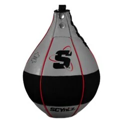 SCYntz Leather Speed Bag 11 SCYntz Leather Speed Bag -Cheap Boxing Gear Store SCYSB GR BK 1