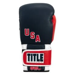 TITLE Boxing Sugar Ray Leonard 1976 Montreal Special Edition Leather Training Gloves -Cheap Boxing Gear Store SRLOTG 3
