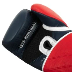 TITLE Boxing Sugar Ray Leonard 1976 Montreal Special Edition Leather Training Gloves -Cheap Boxing Gear Store SRLOTG 5