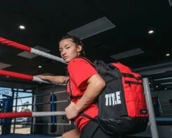 TITLE Boxing Defender Backpack -Cheap Boxing Gear Store TBAG39RDBK 1